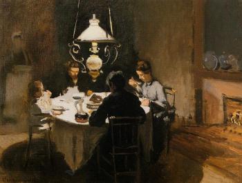 Claude Oscar Monet : The Dinner